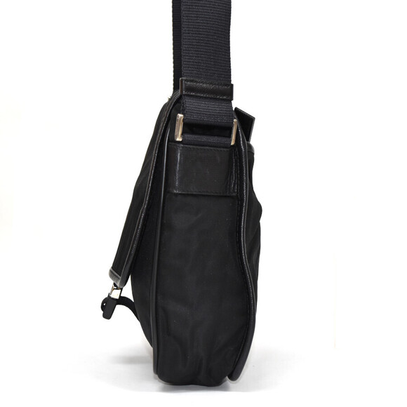 Prada Shoulder Bag Triangle Logo Plate Black - Picture 2 of 9